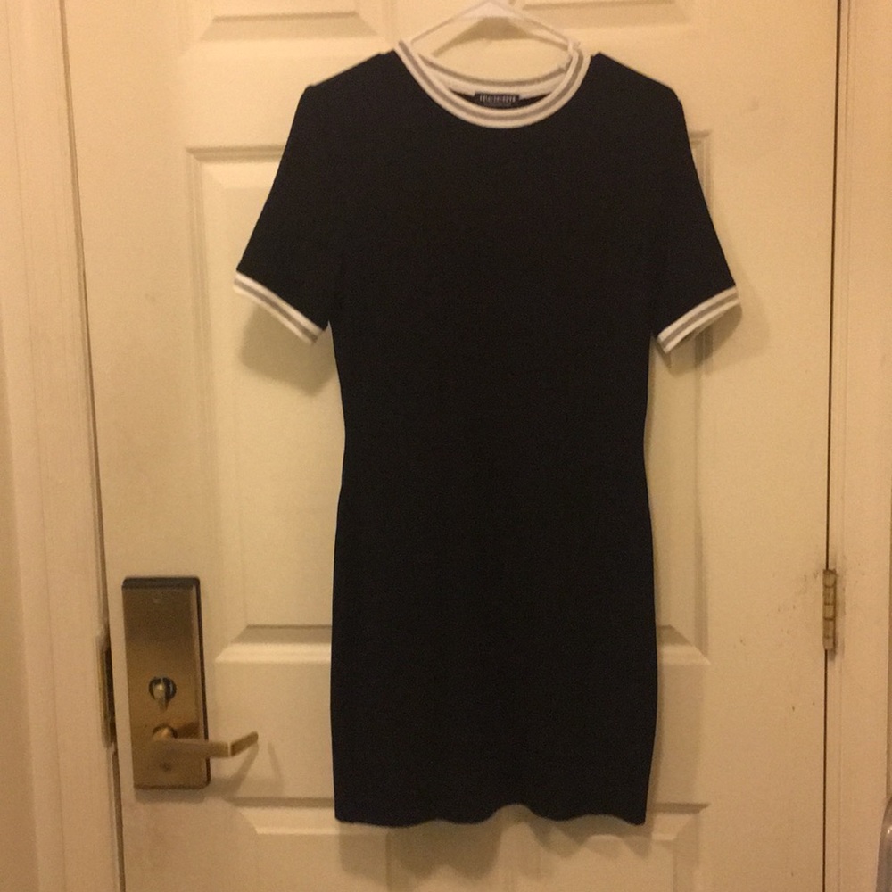 Black Ribbed Dress